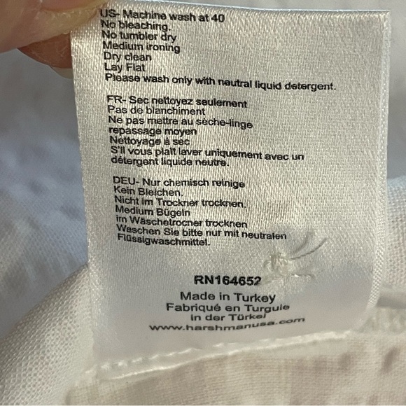 Harshman | Darcy White Seersucker Ruffle Top New - Picture 10 of 10